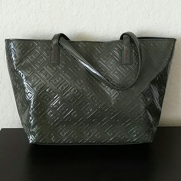 🎆HP🎆TOMMY HILFIGER Satchel *Moss Green* Bag - Picture 3 of 5